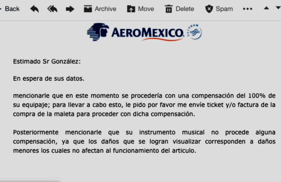 Cuánto cobra Aeroméxico por maleta extra en el 2022?