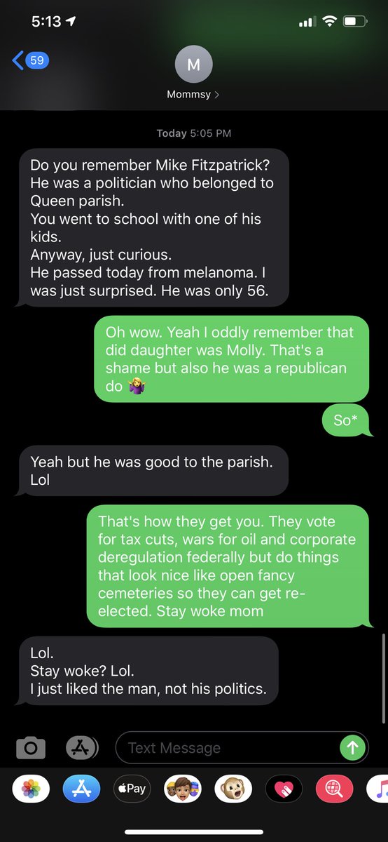 NickDoesDoozey's tweet photo. This is how they get you #politics #mikefitzpatrick #ilovemyboomermom https://t.co/I6gcxfo4sL