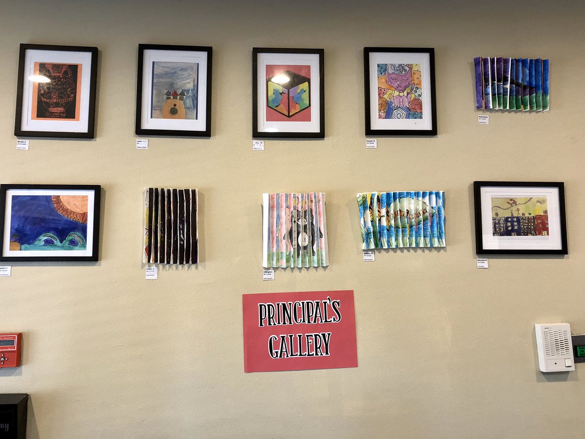 JohnsoncarART40's tweet image. New artwork went into the #principalsgallery to kick off the new year. @LLTAcademy #lltelectives