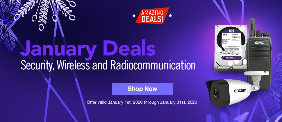 epcomusa's tweet photo. New Year, New Savings For You! - https://t.co/Ellny0U0Ks

January Amazing Deals - Security, Wireless and Radiocommunication https://t.co/EHxNnQU7i1