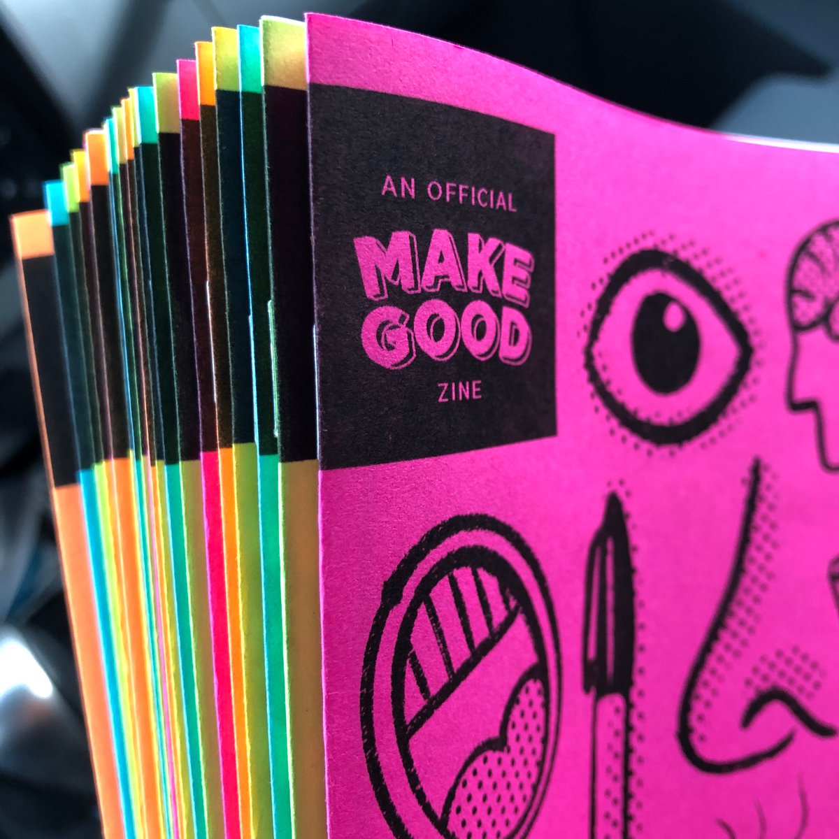 makegoodinhood's tweet photo. Hot off the press! 🔥 #themakegoodzine #makegood #makegoodinthehood #makingmentalwellness #rvsed #makelearningvisible #creativeaction https://t.co/c8soqyRWHb