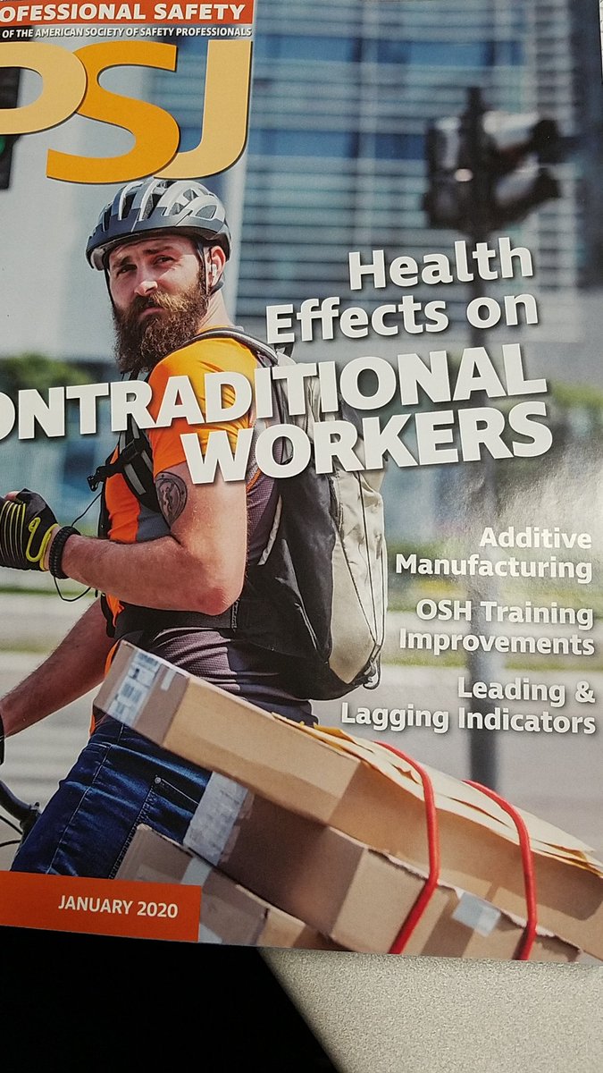 AskNancyO's tweet photo. Look what landed on my desk. #ProfessionalSafety https://t.co/GyCxv4oKsP