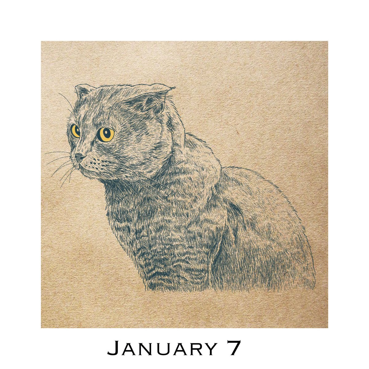 猫好きイラストレーター 365cat Art Na Twitteru 1月7日 猫カレンダー Catcalendar 365catart Catscalendar 猫好きさんと繋がりたい 猫 ねこ Cat Cats Catart 猫の絵 かわいい猫イラスト 猫イラスト フリー もサイトで配付中 T Co Fypxijwtjf