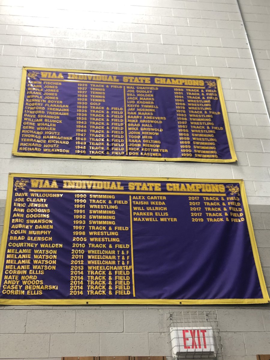 OconomowocXC's tweet image. 2019 (and 2017) records are officially up on the #OconTrack boards. Countdown to 2020 season is on - which records will fall this year?