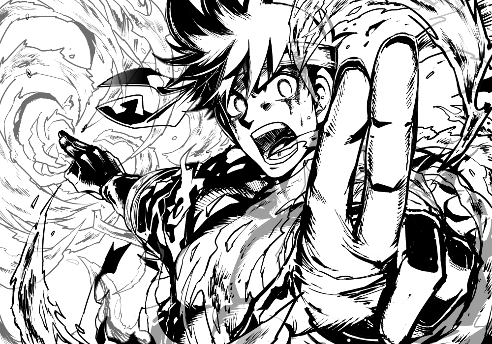 線画も気に入ってるからくっつけとく大魔道士ーー!!!! 