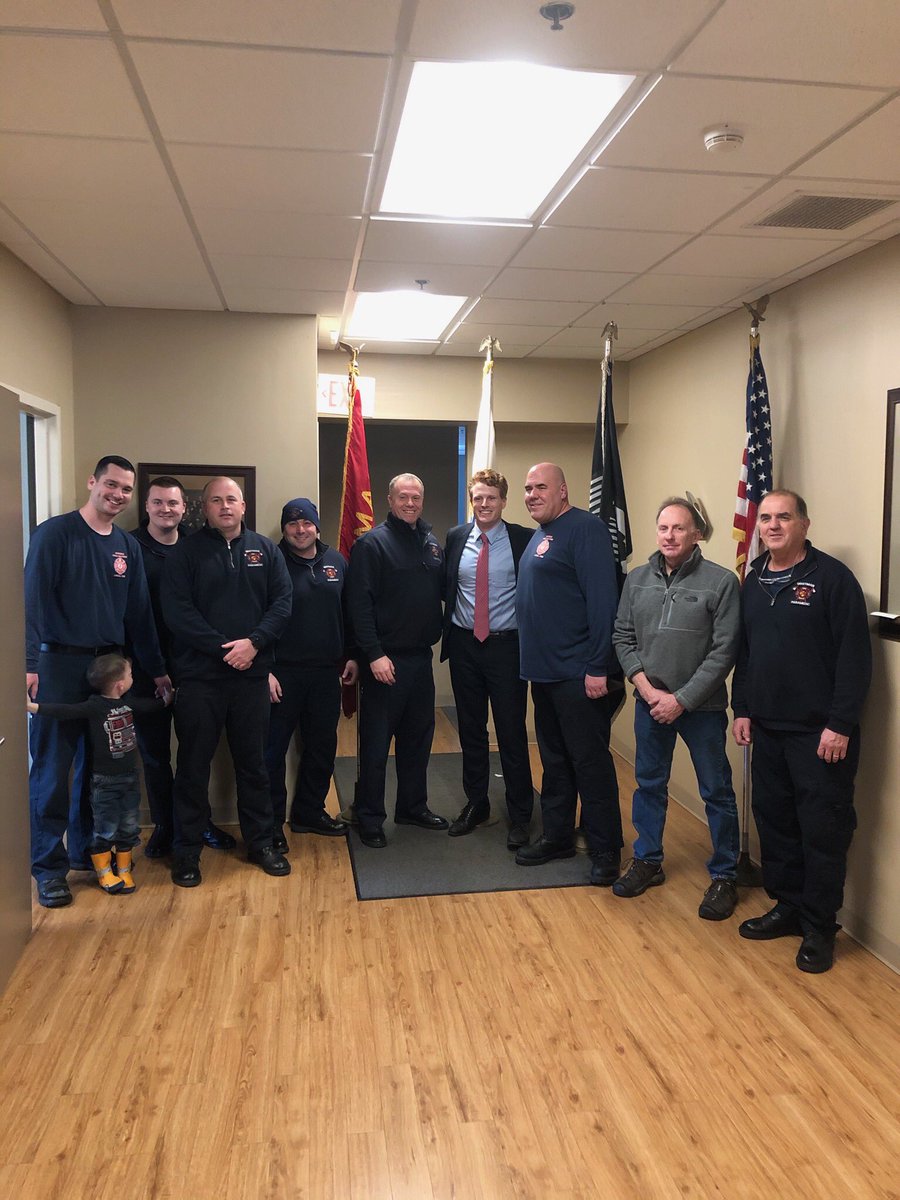 It was a pleasure having Congressman <a href="/joekennedy/">Joe Kennedy III</a> at the firehouse today.  Joe stopped by to talk with Whitman Firefighters about the various issues we face.  Thanks Joe.