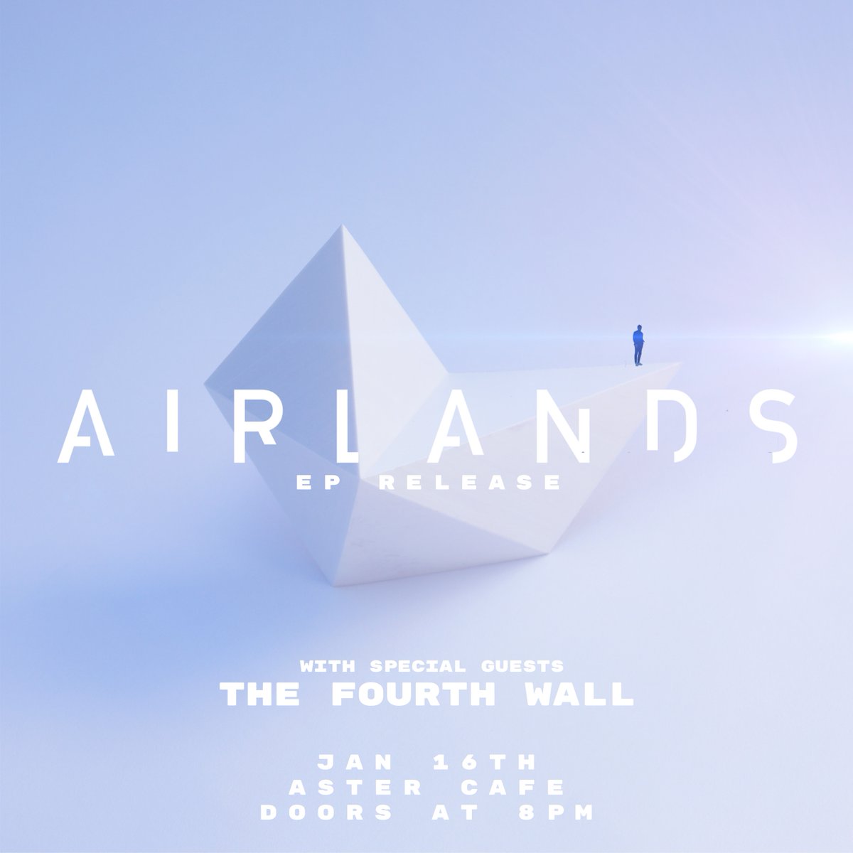 Calaba75's tweet image. Come see AirLands release EP1 (Time Machine) @astercafe on Jan 16th, doors at 8pm. (they light lots of candles there).  #mnmusic #liveshows #airlands #astercafe