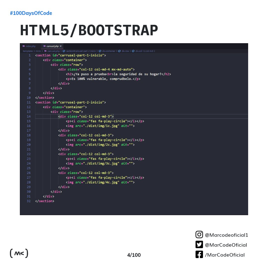 MarCodeOficial's tweet photo. Recibí un nuevo proyecto...
Comenzamos con su maquetado... primero la estructura.
#100DaysOfCode 
#webdeveloper  #webdev #desarrolloweb #desarrolladorWeb  #marcode #html5 #css3 #js https://t.co/iCbIZOHE2n