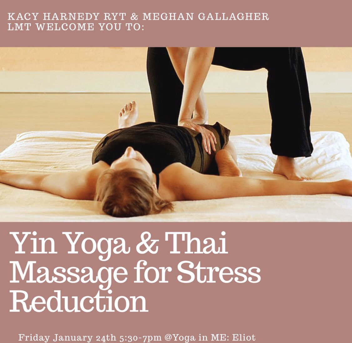 MyYogaInME's tweet photo. Tickets now available on the website! #yoga #yogainme #yinyoga #thaiyogamassage #eliotme https://t.co/QgqsjFL3sq