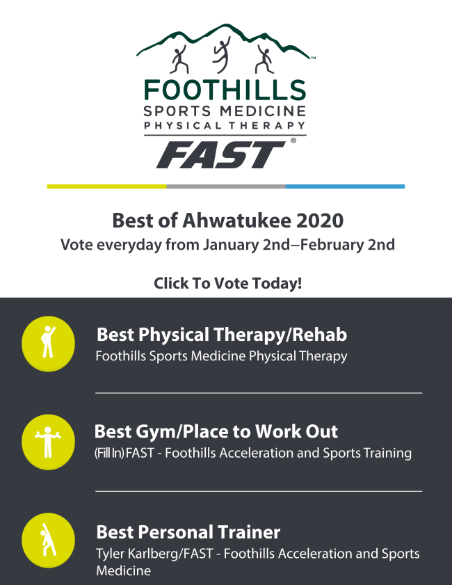 FoothillsFAST's tweet photo. Help us win Best of Ahwatukee 2020. Vote daily until February 2nd here: https://t.co/vpRQqUTJ3J ✅ #PoweredbyFAST #fitness #workout #az #vote https://t.co/oLkugZRg10