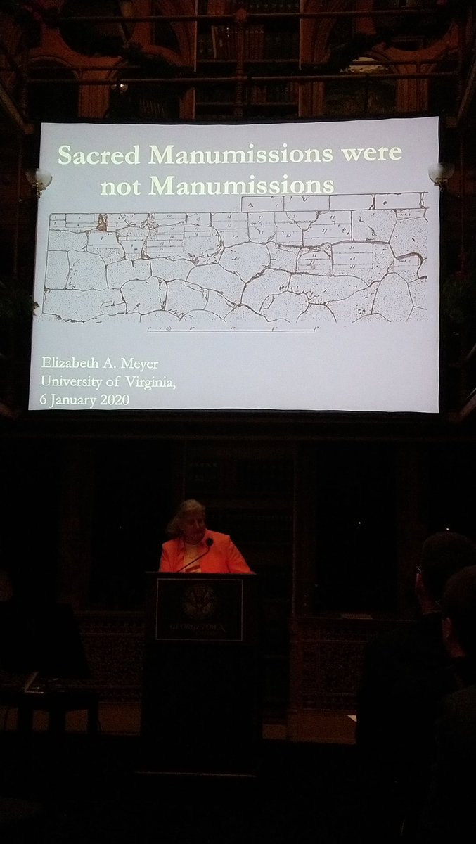 SimonStoyanova's tweet photo. Second keynote of #nacgle, Elizabeth Meyer 🤩 #epigraphy @Georgetown https://t.co/QrymHJLfy0