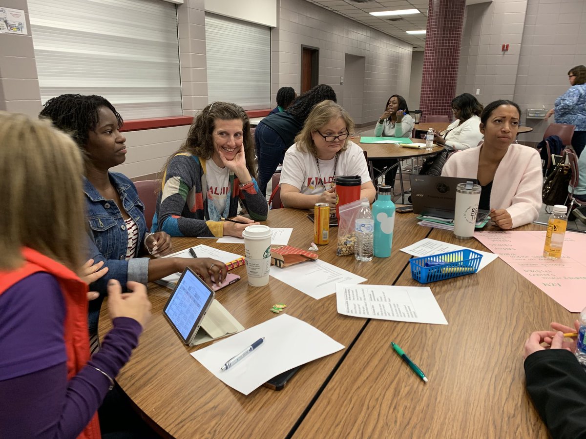 Ms_Baez07's tweet photo. Spent the day with the only other coworkers who understand the struggle...other PPCD/SEALS/Resource/In-class support teachers. 😬 #wedoitall #mylearningcommunity #aldinesped @aldinesped https://t.co/W3PsddU1wN