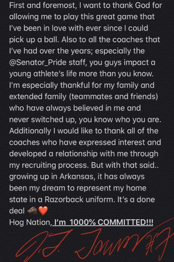 JTTowers7's tweet photo. Done deal✍🏽🐗❤️ https://t.co/g9PM6WIMhL