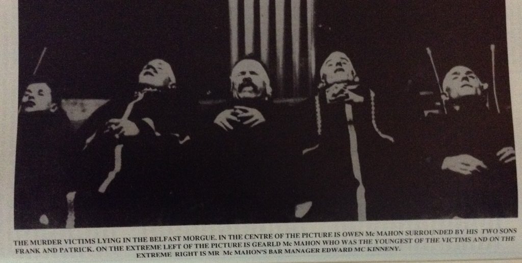 NGABelfast's tweet photo. Shame on Fine Gael. The People of the six counties were abandoned and left at the mercy of RIC murder gangs.  Remember the McMahon family. Innocent victims of the RIC gangs in Belfast led by Nixon and Harrison. Belfast 1922 https://t.co/gBEbyNU6aV