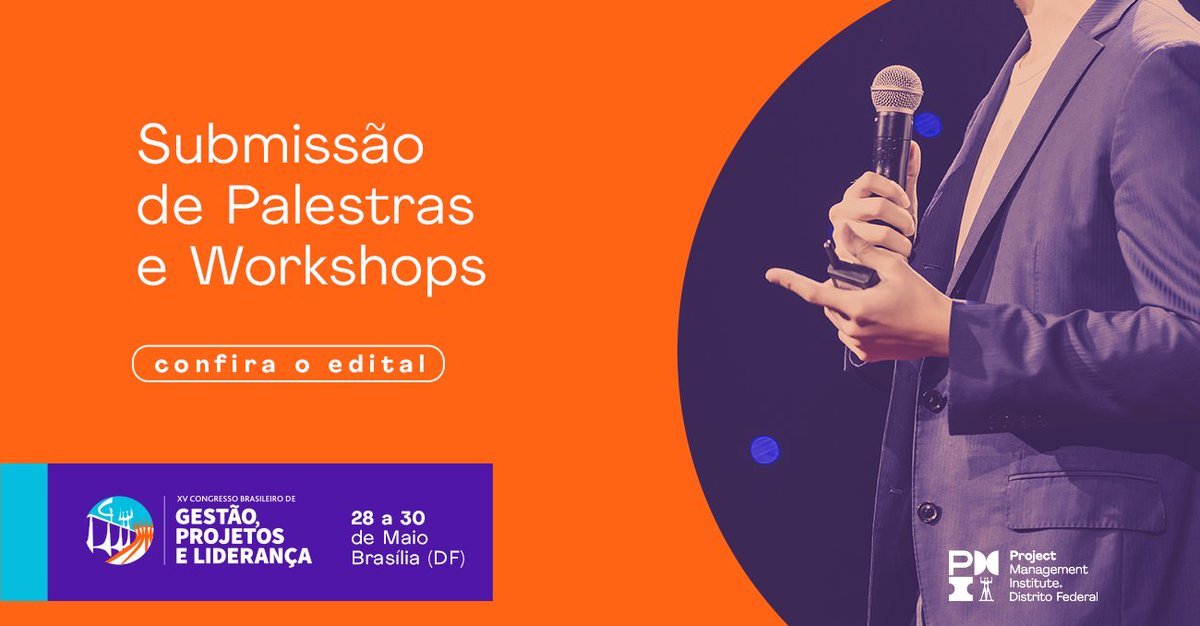 cbgpl_pmi's tweet photo. Seja um palestrante do CBGPL 2020! 💡
Confira os editais de submissão no site.
‼ Envie sua proposta pelo formulário do site até 10 de fevereiro ‼
➡ https://t.co/miwdrWsfS7
⠀⠀⠀⠀⠀⠀⠀⠀⠀
#cbgpl #cbgpl2020 #pmidf #pmi #brasilia #df #projetos #projecteconomy https://t.co/Lk2t49B9Yl