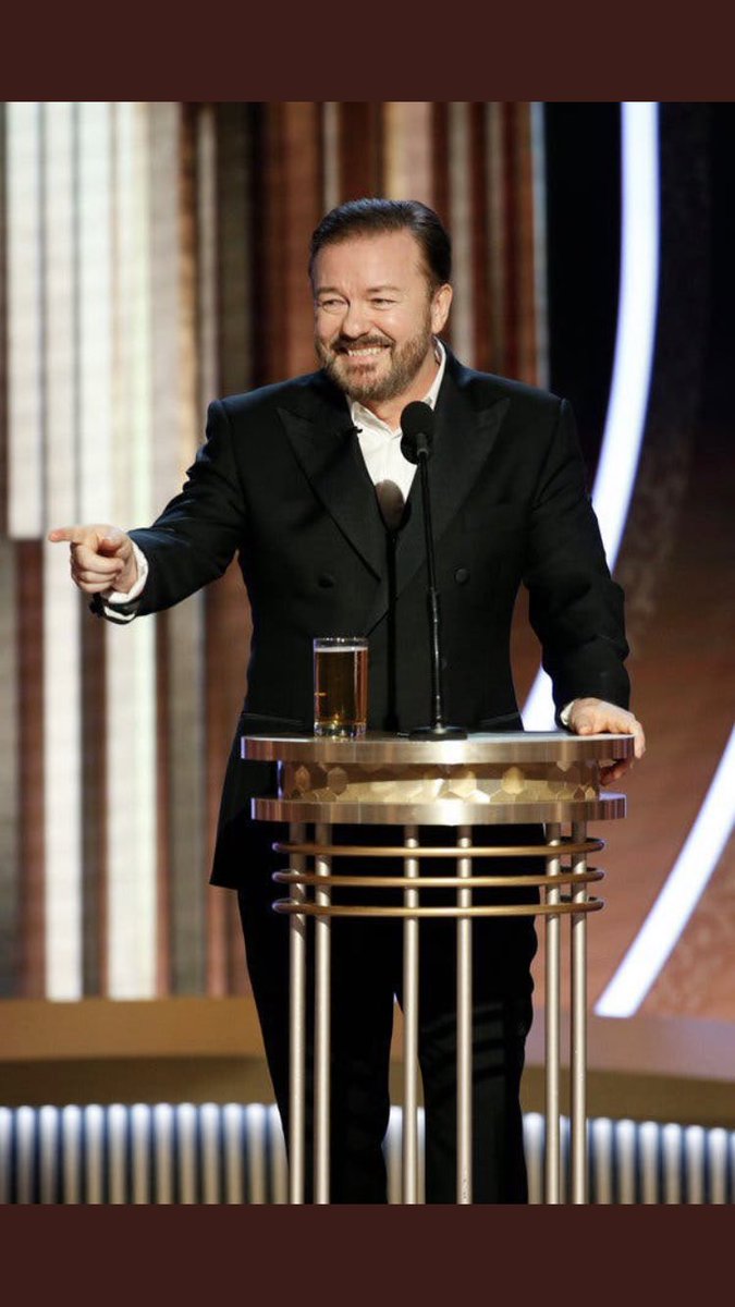 How the fuck can teasing huge corporations, and the richest, most  privileged people in the world be considered right wing? 😂 #GoldenGlobes