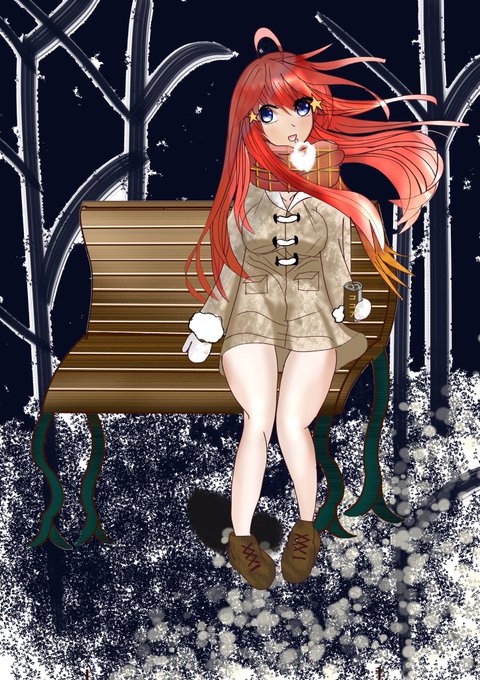 どうくつさんがTwitterに投稿した中野五月(五等分の花嫁)のイラスト。