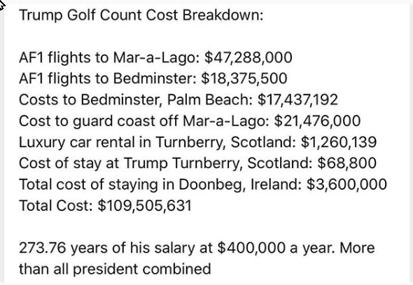 ScrewTrump7's tweet photo. @Villainous112 @TeamTrump the orange sh!t stain hasn't done anything for this country but ripoff the taxpayers https://t.co/EOBh5EMDOC