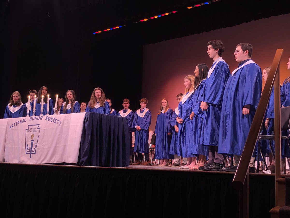 MrBFalcone's tweet photo. CRHS 2020 National Honor Society Induction Ceremony. Congratulations  To Our 23 New Inductees!  #coginchaug #rsd13ct https://t.co/qGd8udC6GK