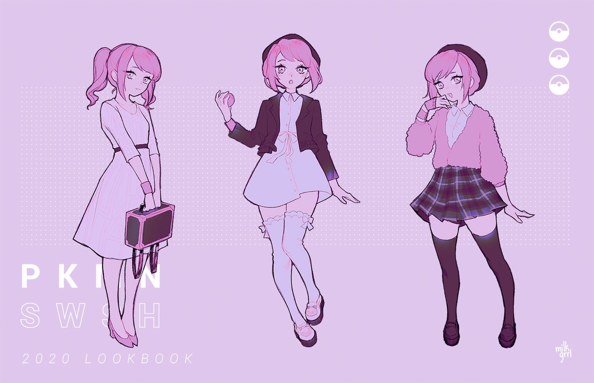 pokemon sw/sh outfits 🖤