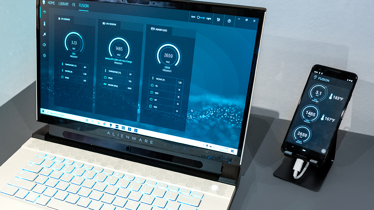 On screen control. Dell double screen.