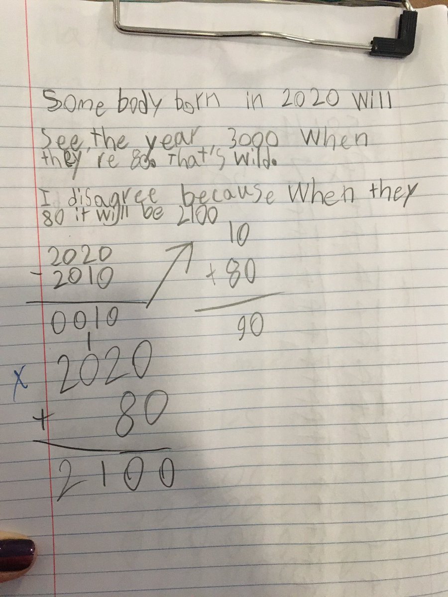 ms_lunar's tweet photo. Started today’s math lesson with a reminder of how important place value and number sense are...
along with “don’t believe everything on the internet.” #geniusesintraining #teamBCSD #geniusmaker #teamPauly #iteachthirdgrade https://t.co/sD9Htb07gd