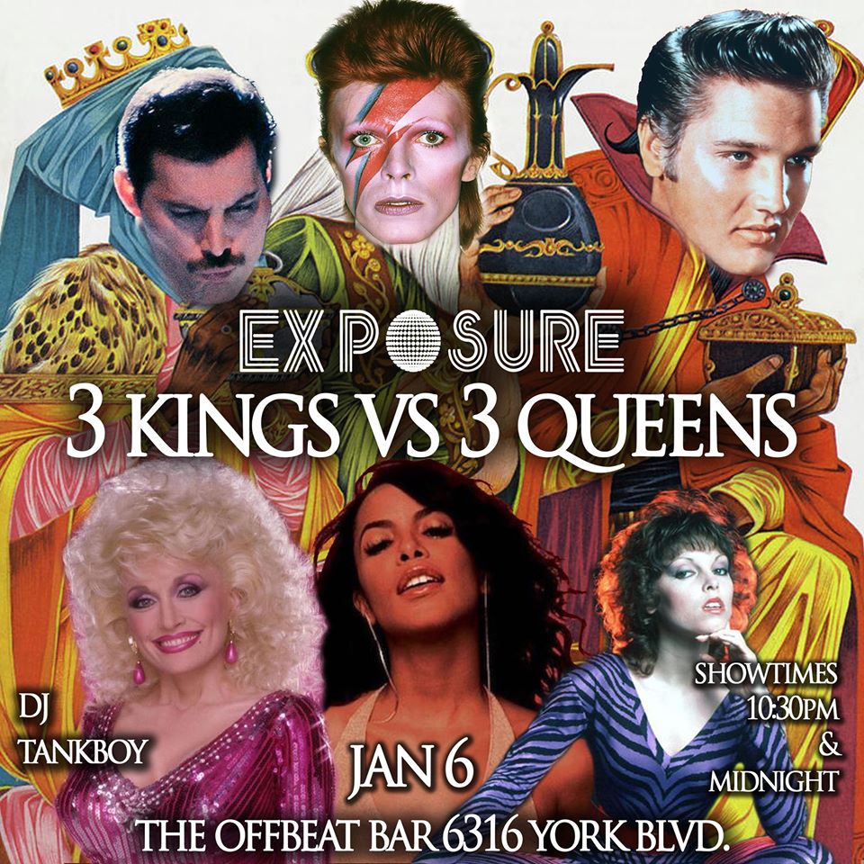 ✨TONIGHT!✨
#exposuredrag #offbeat #3kings3queens #tacos #draggumbo #dragshow #offbeatdrag #alternativedrag #punkdrag #diydrag #creativedrag #memorabledrag #themeparks #freakshows #peepholes #gloryboxes #lovemuscles #partyanimals #mercury #bowie⚡ #elvis #dolly #aaliyah #benatar