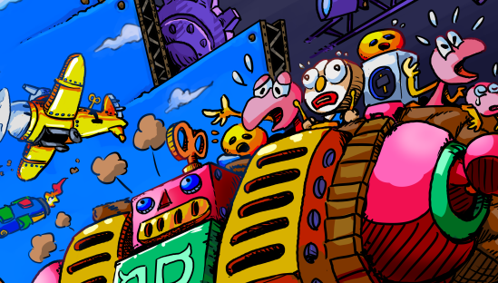 rvr67michael's tweet photo. Who needs work! I decided to finish this instead. @TreasureCoLtd's DynamiteHeaddy! #Sega #fanart #MegaDrive https://t.co/tfKDjJ4jb1