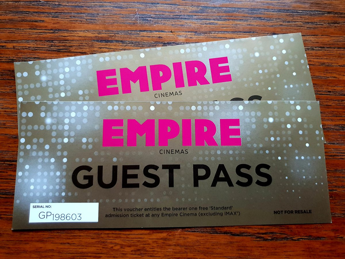 TheWiganRunner's tweet photo. 🎬WIN x 2 CINEMA TICKETS🎬

🎫LIKE
🎫RETWEET
🎫FOLLOW @thewiganrunner

➡️ Weve teamed up w/ @EmpireCinemas 🎬 to give away 2x Cinema Tickets 🎫
(Worth £20)

📆Winner picked Sunday 12pm

Enter on T, FB or Insta
#Competition #GiveAway #Prize #Win #Cinema #Film #Free #Tickets #Prize https://t.co/FgMkUfOKKf