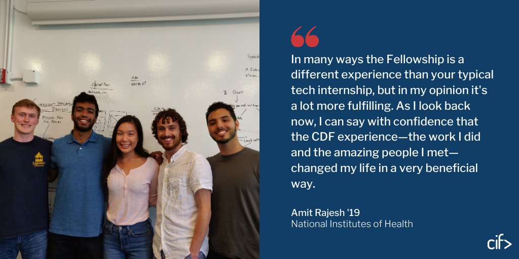 CodingItForward's tweet photo. #CDF19 Fellow @theraj2000 spent his summer @NIH automating team processes and developing a website to educate users about cloud computing in biomedical research.

You have 3 days left to apply to #CDF20 to have an incredible experience like Amit did! https://t.co/58rfftuUse https://t.co/eb0hc9qXq1