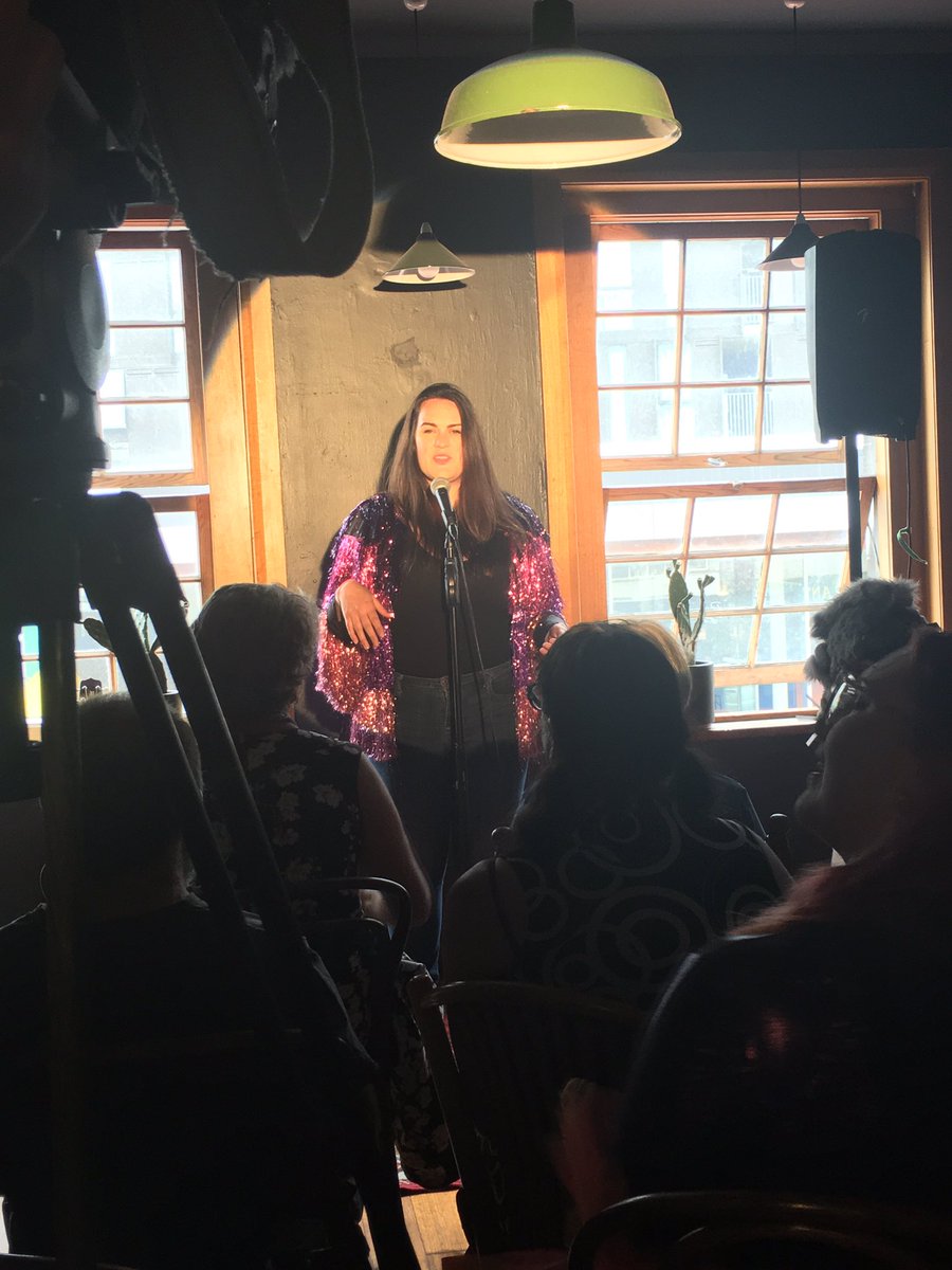 annielouey's tweet photo. At the official launch of @fringeattheedge with Director @Gillian_English. The full program, including my show, starts on Thursday! #hobart #fate2020 #fringefest #tasmania https://t.co/5BVnk50y0C