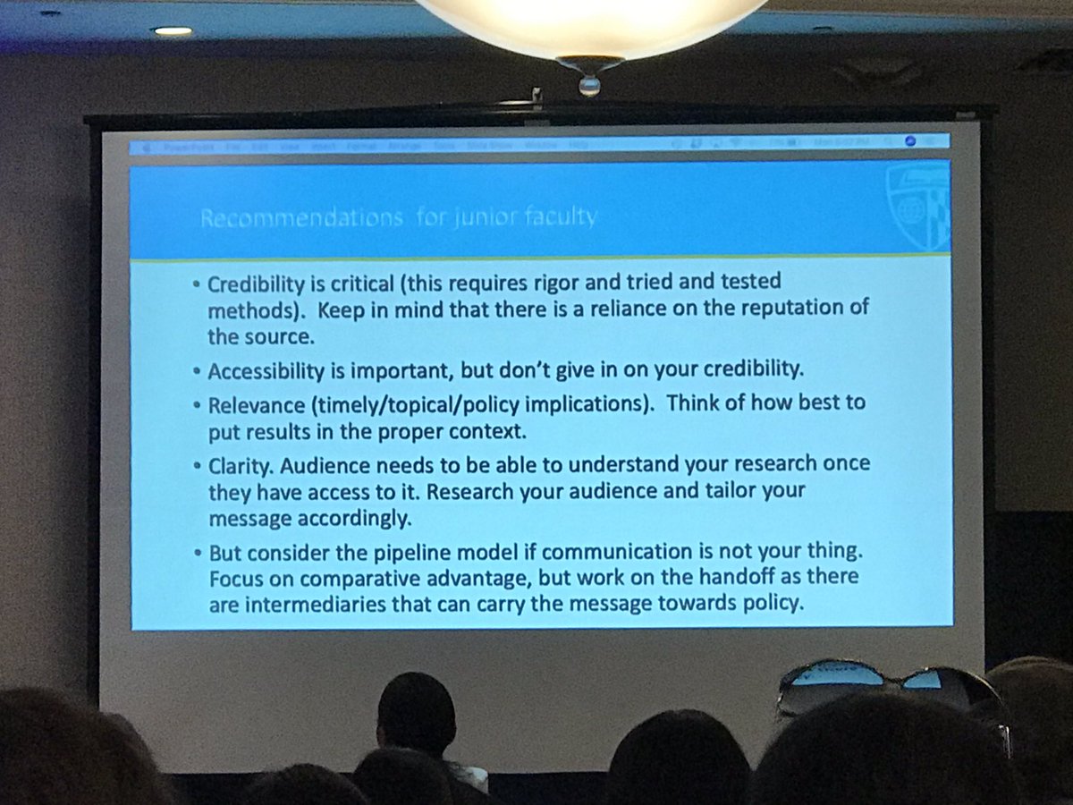 Wyatt_Bensken's tweet photo. Recommendations from @healthecon_dan for those in #healthpolicy - aimed at jr faculty but quite relevant for graduate students like myself to start thinking about! #ICHPS2020 #ICHPS https://t.co/42gEWpUWla