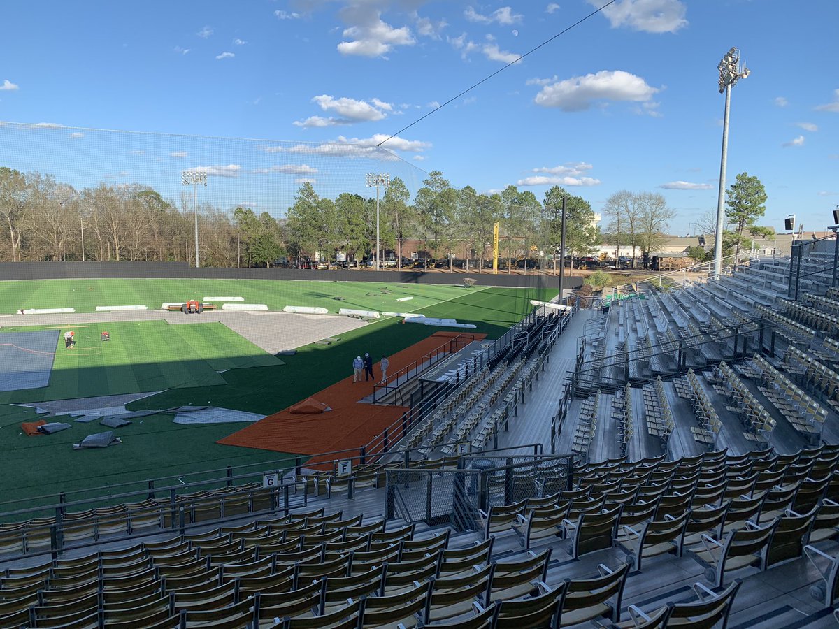 Field update 1-6-20. Things are moving pretty fast at the “Pete” with <a href="/SportsContUltd/">Sports Contractors Unlimited, LLC</a> and <a href="/FieldTurf/">FieldTurf</a> doing their thing!#NoMoreFieldProbs