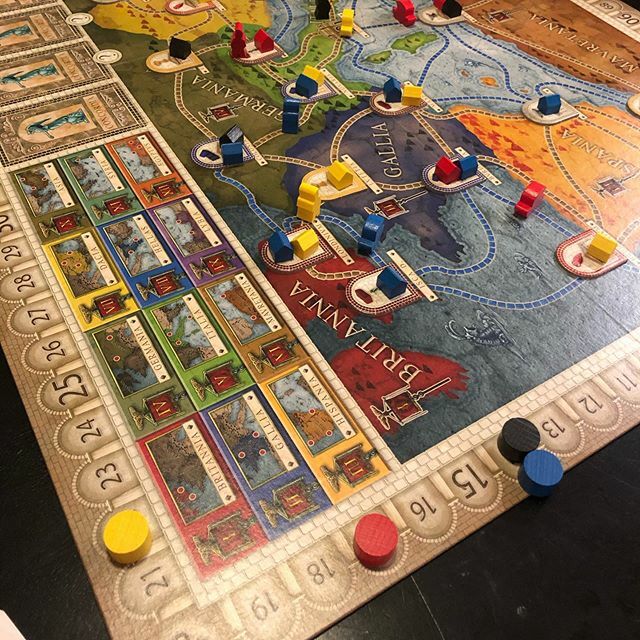ConfluenceGames's tweet photo. Tight finish tonight!  Taught the group Concordia-  maybe too well, since I barely eeked out a win. 😂 https://t.co/uNmC0PJVbM https://t.co/gCU9BXsHoY