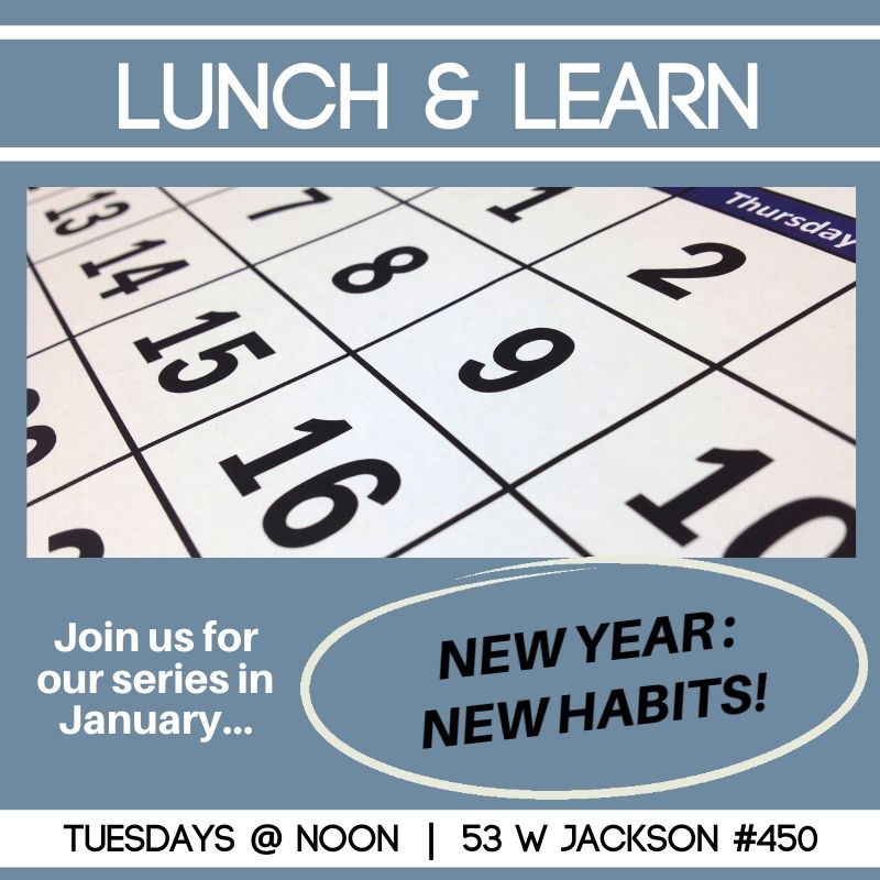Join us for Lunch &amp; Learn tomorrow - New Year: New Habits! - mailchi.mp/c09eeb5fe9ff/l…