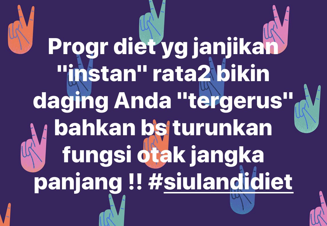 tipslangsing's tweet image. Instan yang efeknya panjang ya #siulandidiet #programdiet