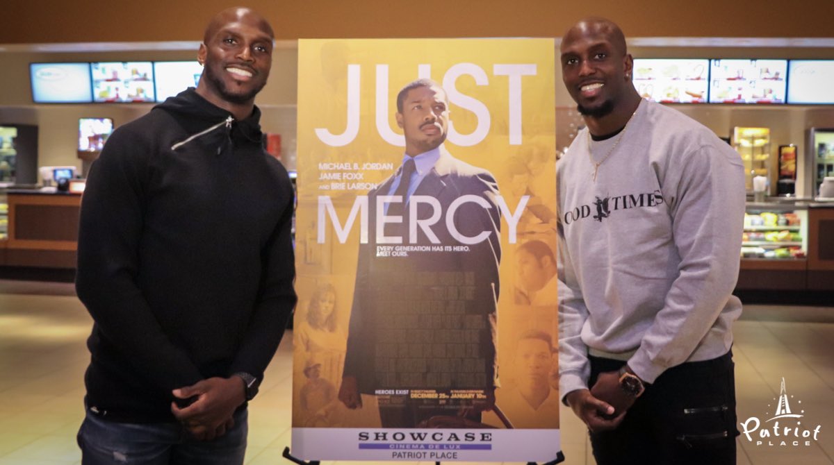 Patriot Place (@patriotplace) on Twitter photo Tonight at <a href="/ShowcaseUS/">Showcase Cinemas US</a> #PatriotPlace, #Patriots stars, <a href="/McCourtyTwins/">Devin&Jason McCourty</a> hosted an advanced screening of “Just Mercy” for Patriots players and their families Tonight at <a href="/ShowcaseUS/">Showcase Cinemas US</a> #PatriotPlace, #Patriots stars, <a href="/McCourtyTwins/">Devin&Jason McCourty</a> hosted an advanced screening of “Just Mercy” for Patriots players and their families
