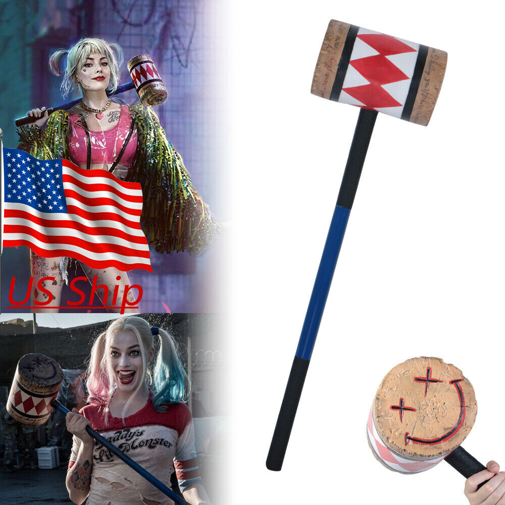 cosermart1's tweet photo. #HarleyQuinn Birds of Prey Cosplay Harley Quinn Mallet Hammer Suicide Squad Halloween Props https://t.co/vMsXPFTUDK