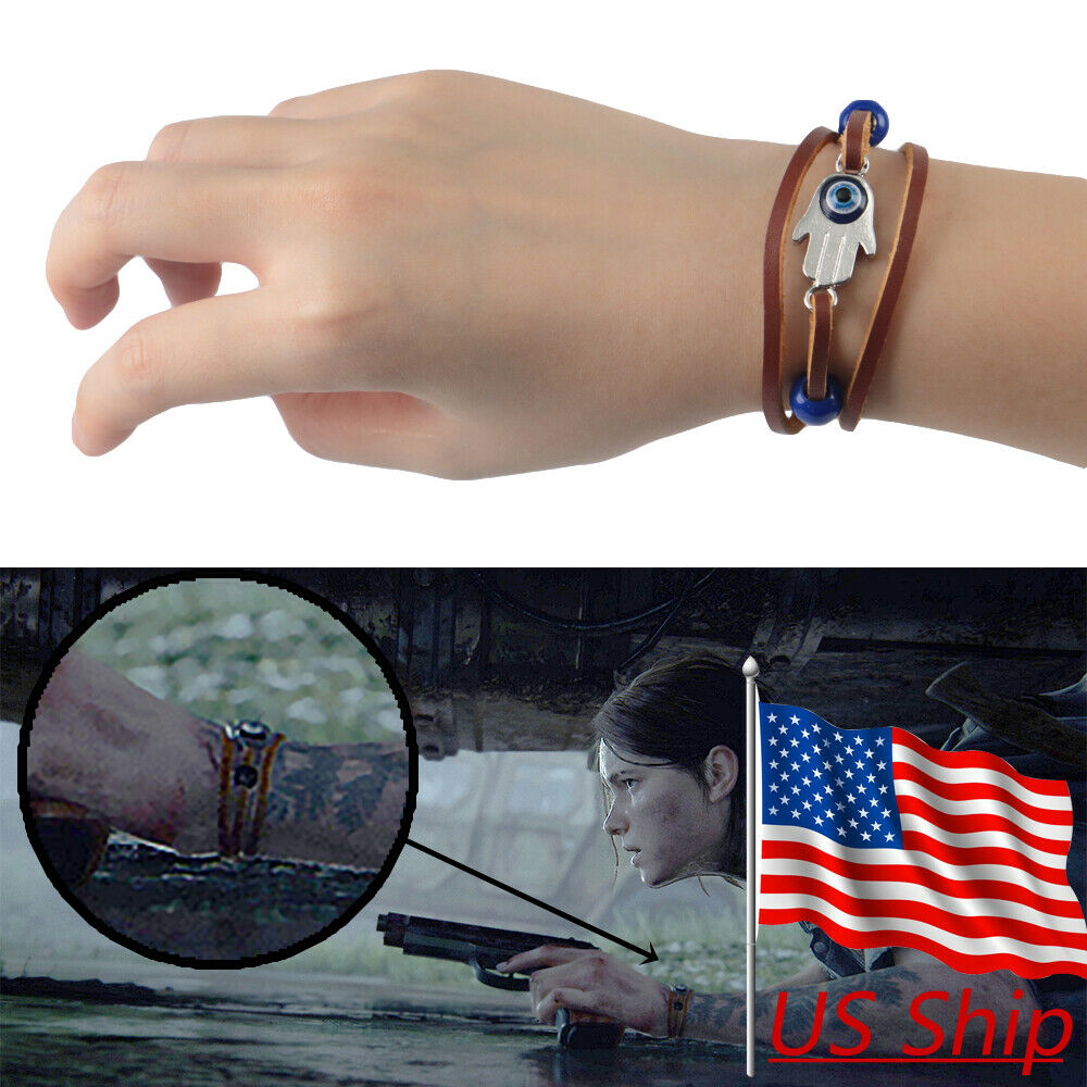 cosermart1's tweet photo. The Last of Us 2 Part II Ellie Dina Bracelet Devil's Eye Blue Beads Bracelet New #TheLastOfUs2 https://t.co/NDc18lXRt1
