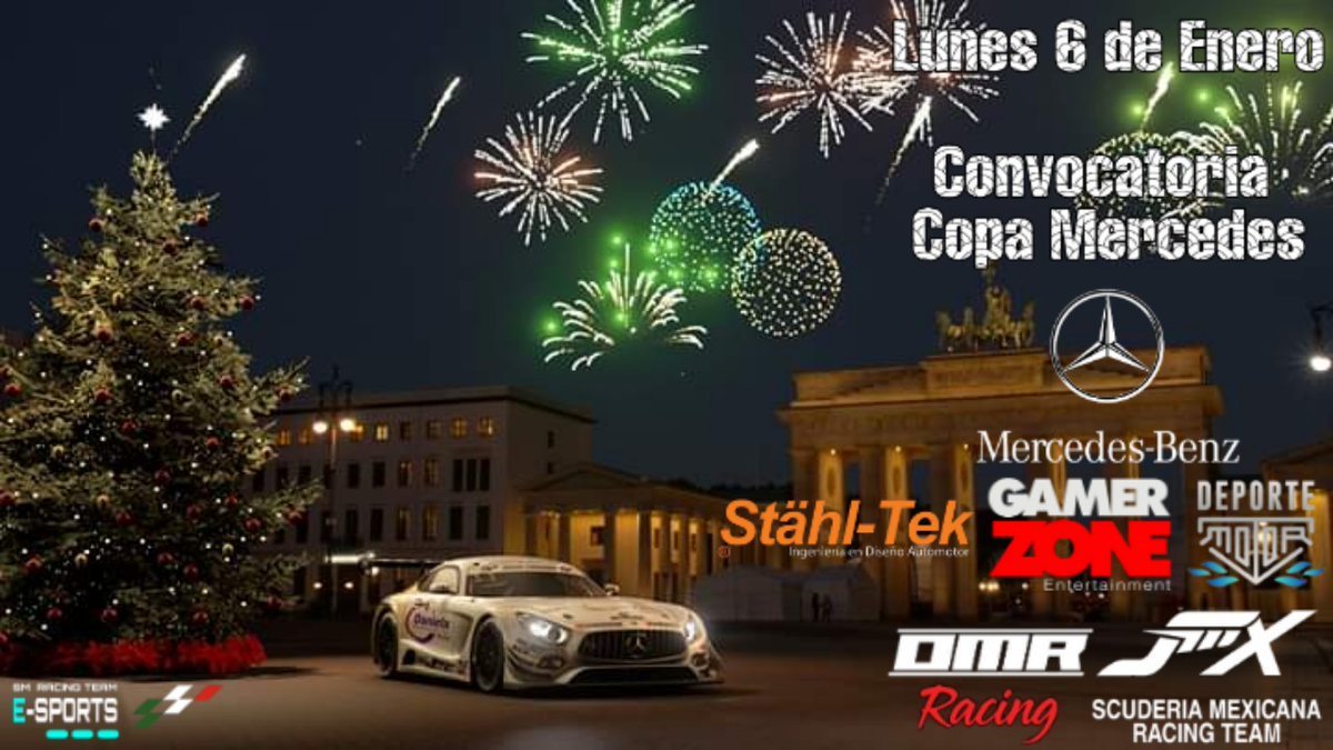 MexicanaSmx's tweet photo. Buenas noches 
Inscripciónes abiertas, Copa Mercedes AMG. 
@FLA_TEAM 
@BrasilEbr 
@FLA_TEAM 
@UC_DeporteMotor 
@lmx_oficial 
@atiloMX 

Link de Facebook para inscripción

https://t.co/6l9l0RgJWQ https://t.co/0fawtdWor7