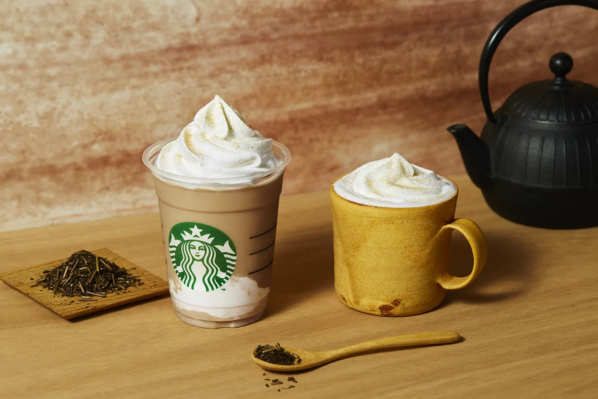 【スタバ新作】ほうじ茶 クリーム”のフラペチーノ＆ラテが新登場！！