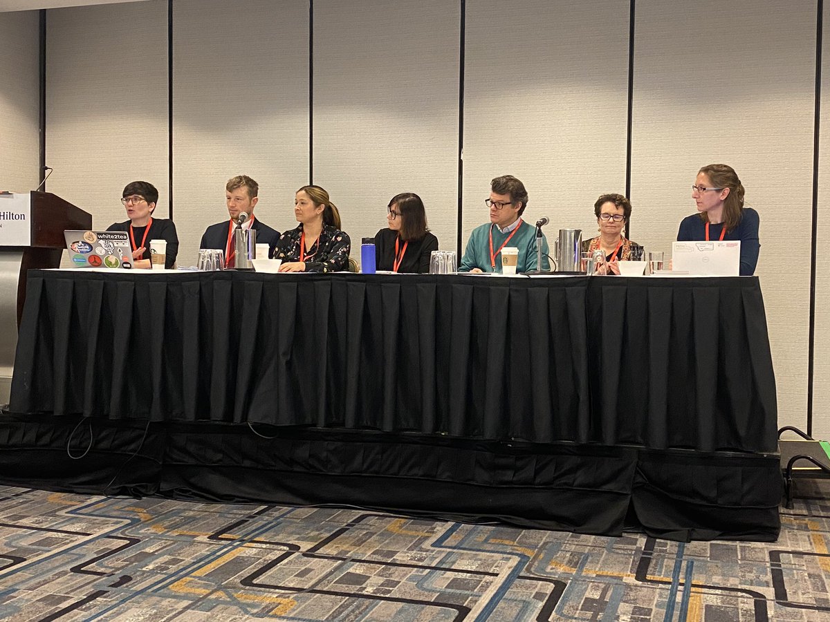 What a pleasure to be on such a conversational roundtable about putting #dighist in journals with great colleagues at #AHA20 this morning! Headed home to Alaska tomorrow.