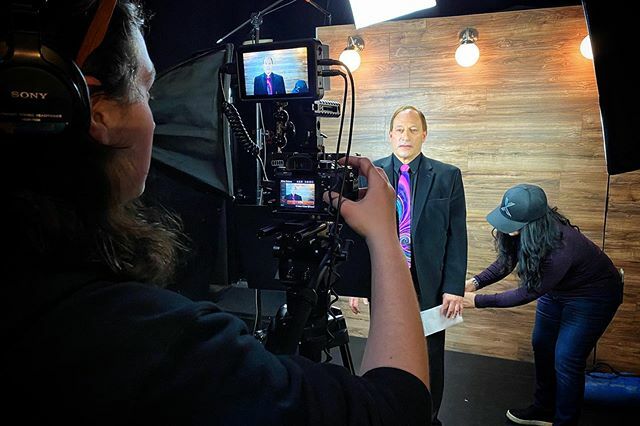 Corporate filming with our good friend Paul Stone today in the studio.