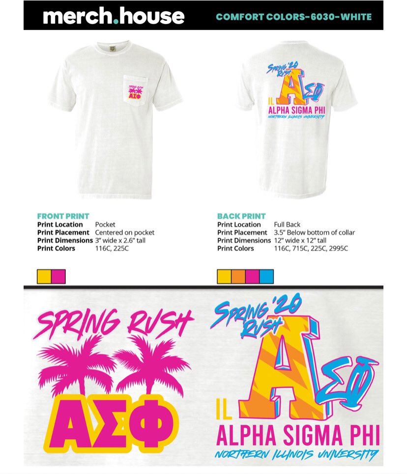 Excited to start the school year back up? Not us either 🥴, but like and retweet to potentially win our spring 2020 rush shirt!