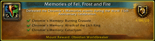 PeterPetipas's tweet photo. I just earned the [Memories of Fel, Frost and Fire] Achievement! #Warcraft https://t.co/h6xYgZCv22