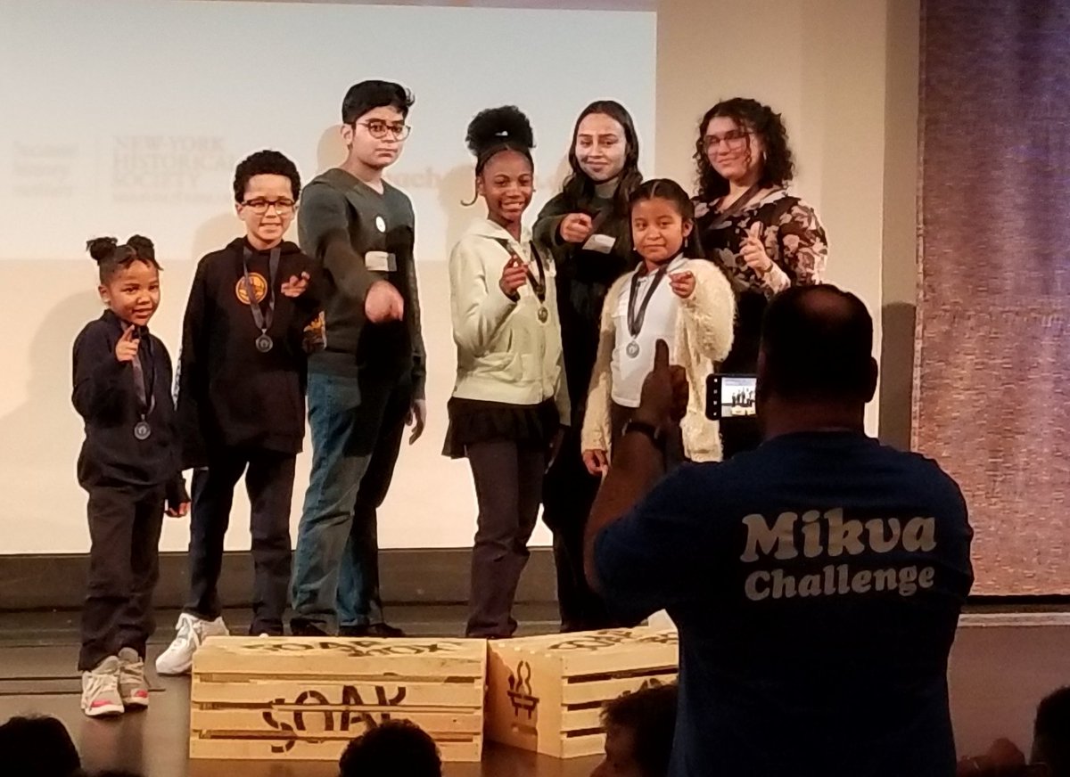 Thank you to @CivicsForAllDOE and @MikvaChallenge for creating a brave environment for all of the students at today's #SoapboxNYC event. This allowed them to feel safe and comfortable to give their speeches without the fear of ridicule.