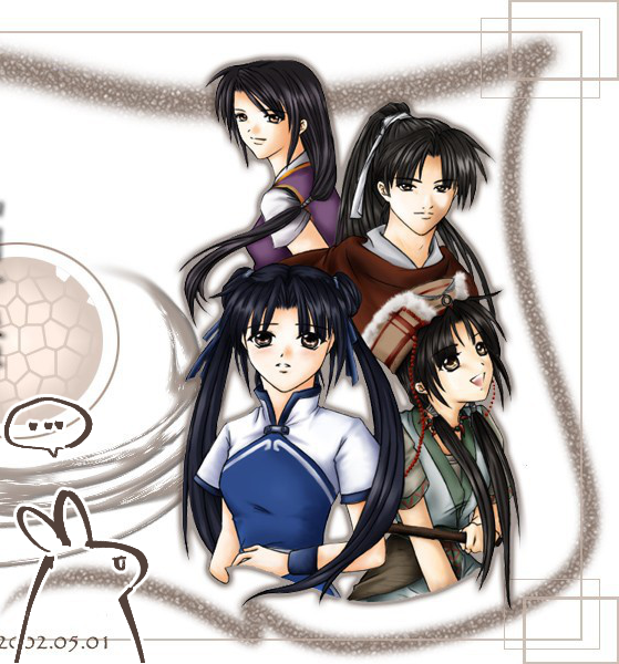 found my old 仙劍 fan art from 2002 ...ugh OvOlll
Made a new sketch of 靈兒 quickly~ might color it later~ ^^