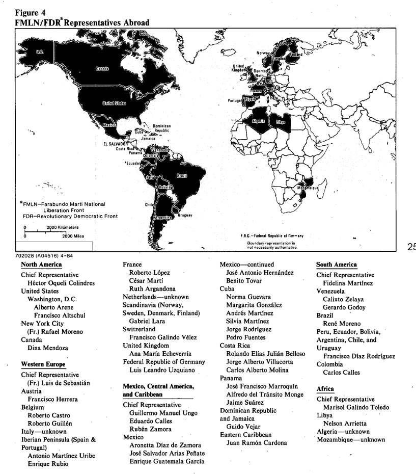 That moment you find a declassified CIA document with the names of friends and companeras and realize how the guerriller@s of the FMLN were as formidable a diplomatic force and they were a military one.