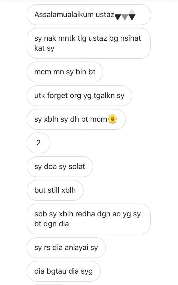 wandazrin's tweet photo. Saya tidak tahu kehidupan kalian diluar bagaimana, tetapi bila kalian hadir pada saya dan bertanyakan soalan dan hingga nak bunuh diri. Saya tahu saya perlu berikan jawapan utk selamat kalian semula sebelum saya terlambat. https://t.co/70EfxnVICI