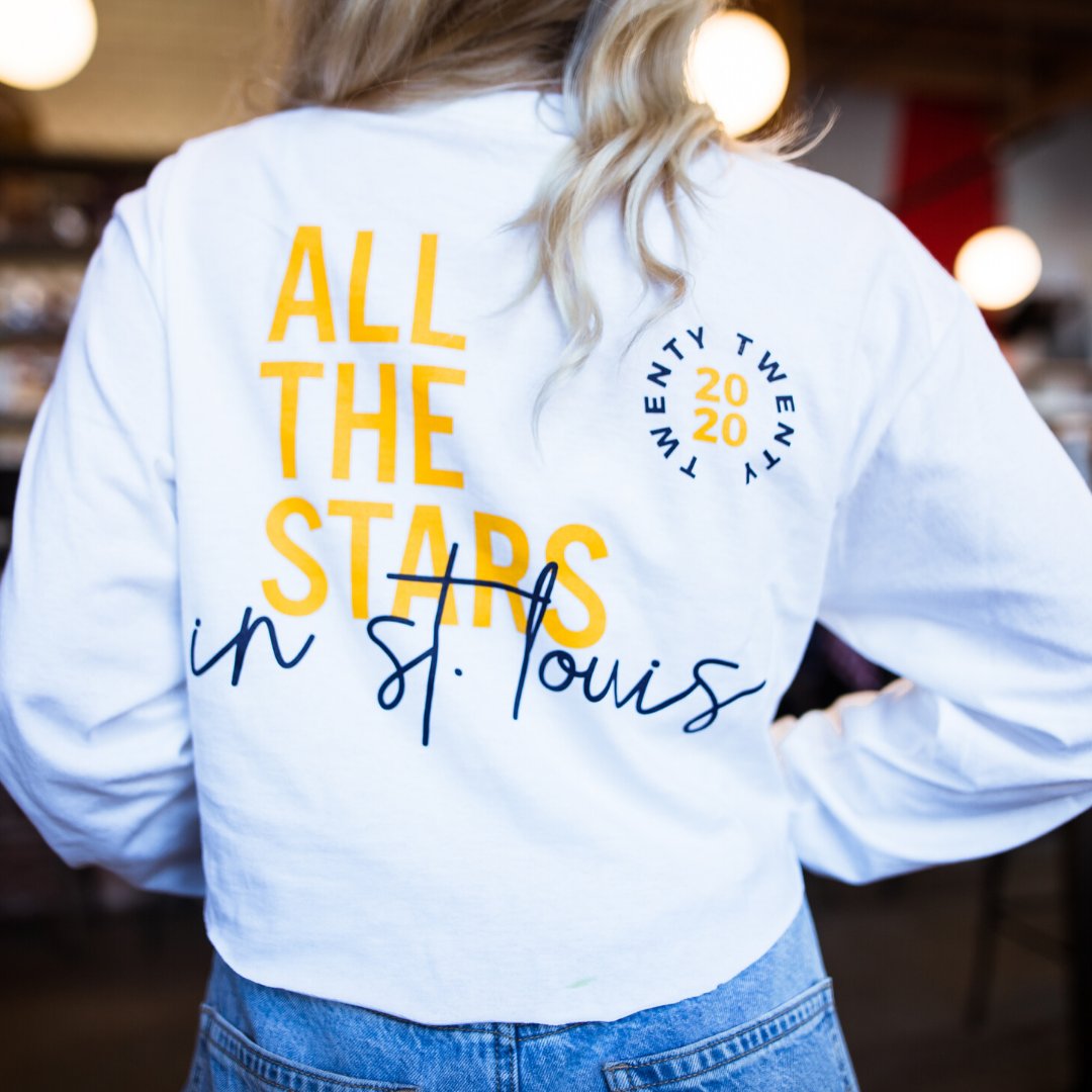 ksdknews's tweet image. All the stars are in #STL, so grab a St. Louis hockey-inspired shirt while you can! @ArchApparelSTL is donating 20% of the profits to #Project5. Details: ksdk.com/archapparel #sponsored